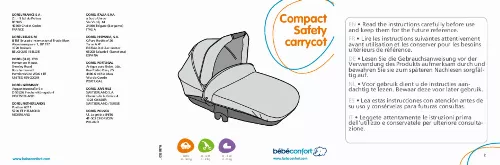Mode d'emploi BEBECONFORT COMPACT SAFETY CARRYCOT