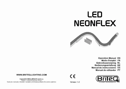 Mode d'emploi BEGLEC LED NEONFLEX
