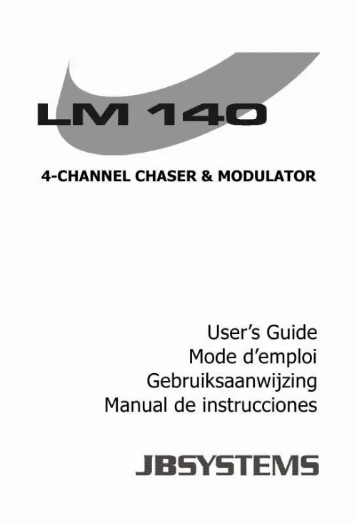 Mode d'emploi BEGLEC LM 140