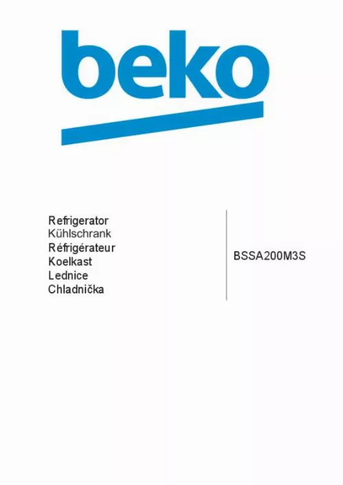 Mode d'emploi BEKO BSSA200M3S