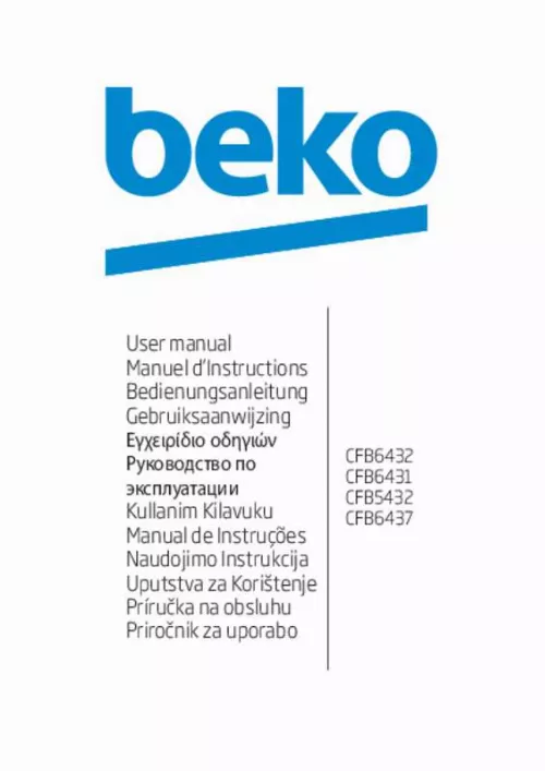 Mode d'emploi BEKO CFB6310X