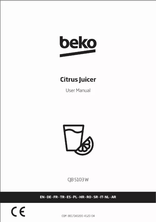 Mode d'emploi BEKO CJB5103W