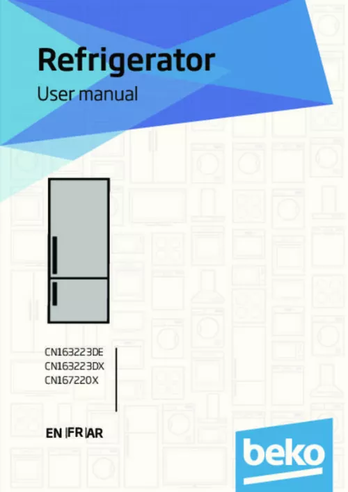 Mode d'emploi BEKO CN161230DX