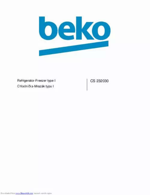Mode d'emploi BEKO CS234020S