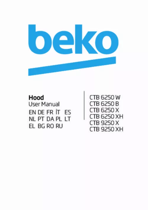 Mode d'emploi BEKO CTB 6250 XH