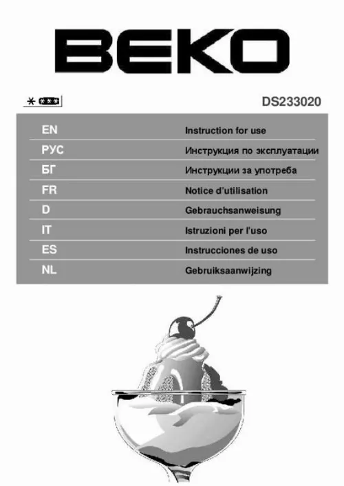 Mode d'emploi BEKO DSA240K21W