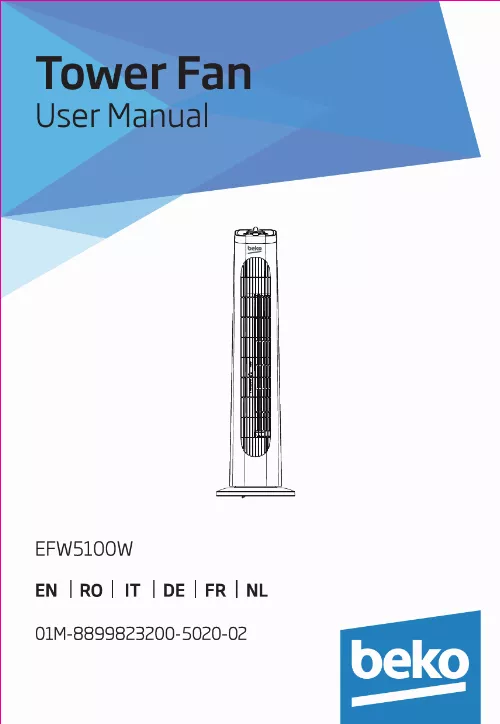 Mode d'emploi BEKO EFW5100W