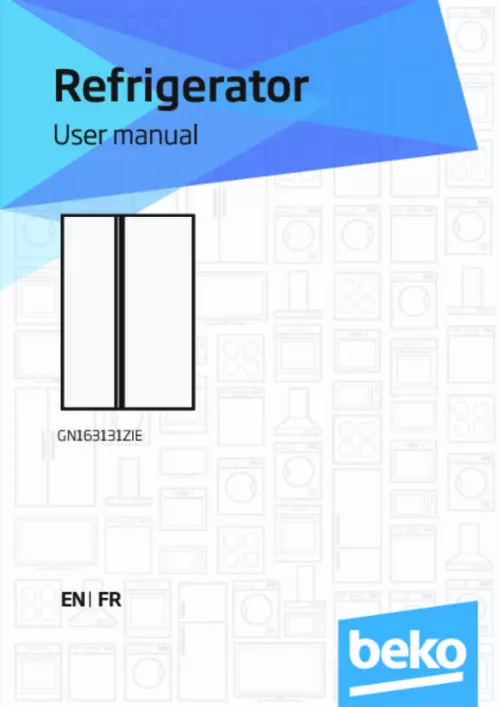 Mode d'emploi BEKO GN163131ZIE