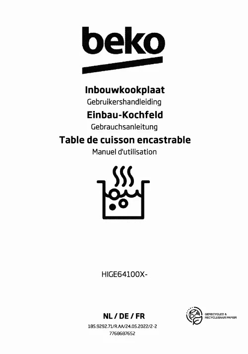 Mode d'emploi BEKO HIGE64100X