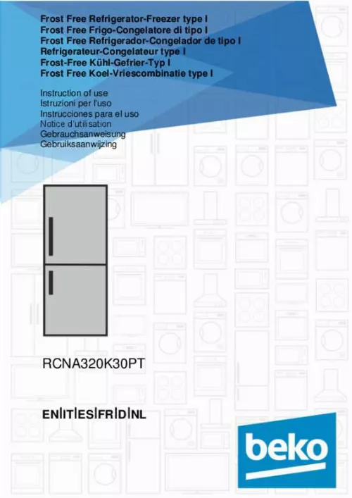 Mode d'emploi BEKO RCNA320K30PT