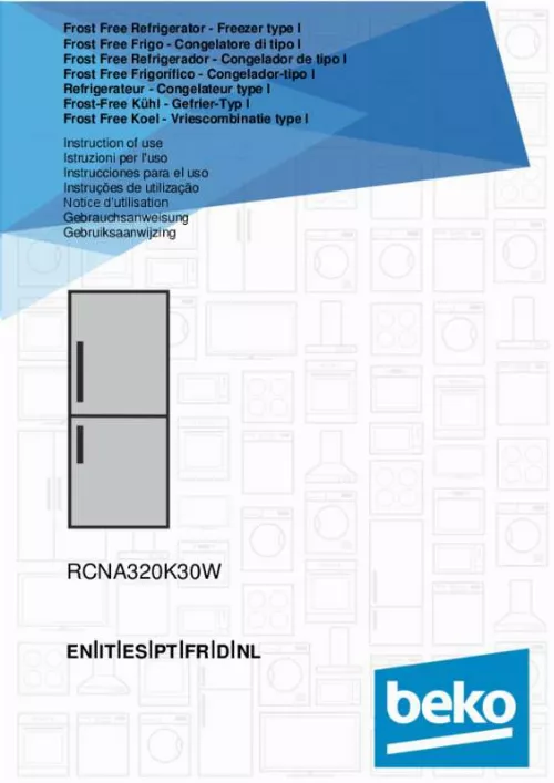 Mode d'emploi BEKO RCNA320K30W