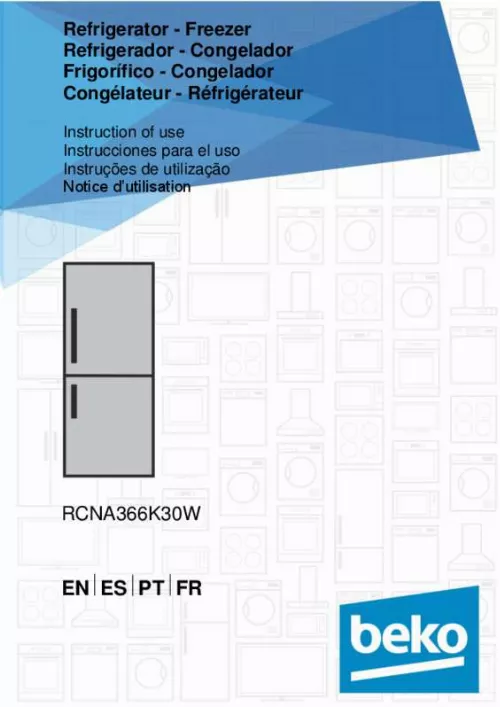 Mode d'emploi BEKO RCNA366K30W