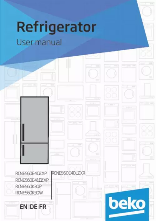 Mode d'emploi BEKO RCNE560K30ZXB