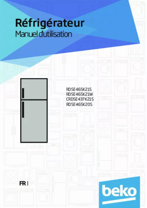 Mode d'emploi BEKO RDSE465K21W