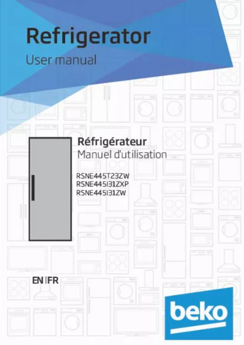 Mode d'emploi BEKO RSNE445E33