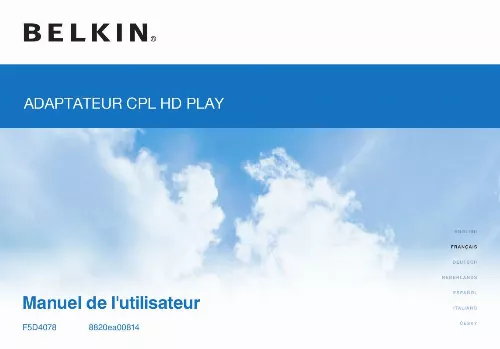 Mode d'emploi BELKIN F5D4078