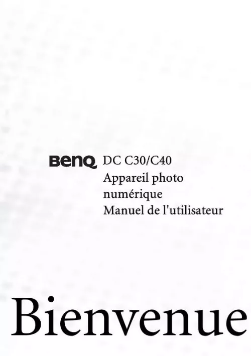 Mode d'emploi BENQ DC C30
