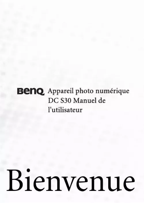Mode d'emploi BENQ DC S30