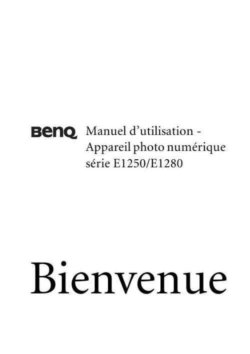 Mode d'emploi BENQ E1280