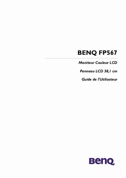 Mode d'emploi BENQ FP567