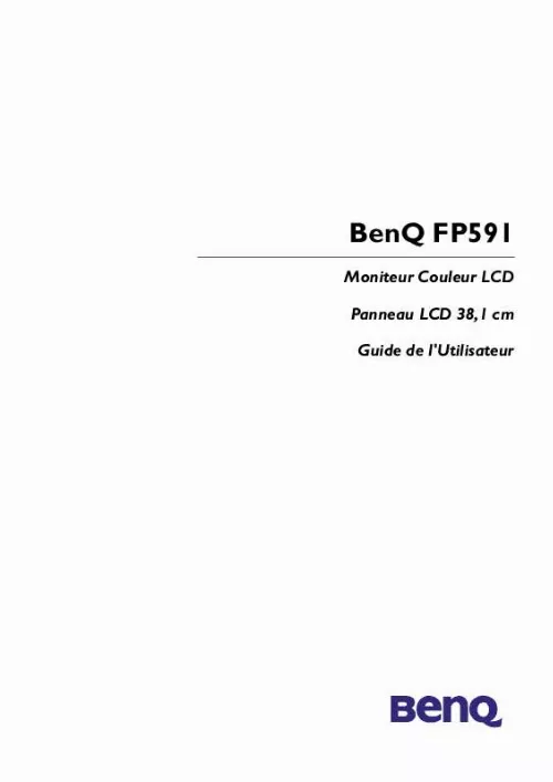 Mode d'emploi BENQ FP591