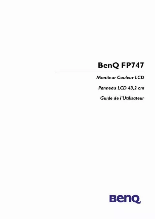 Mode d'emploi BENQ FP747