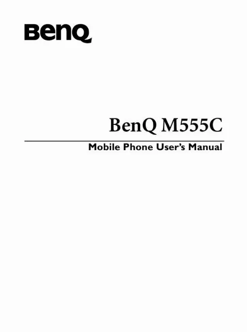Mode d'emploi BENQ M555C