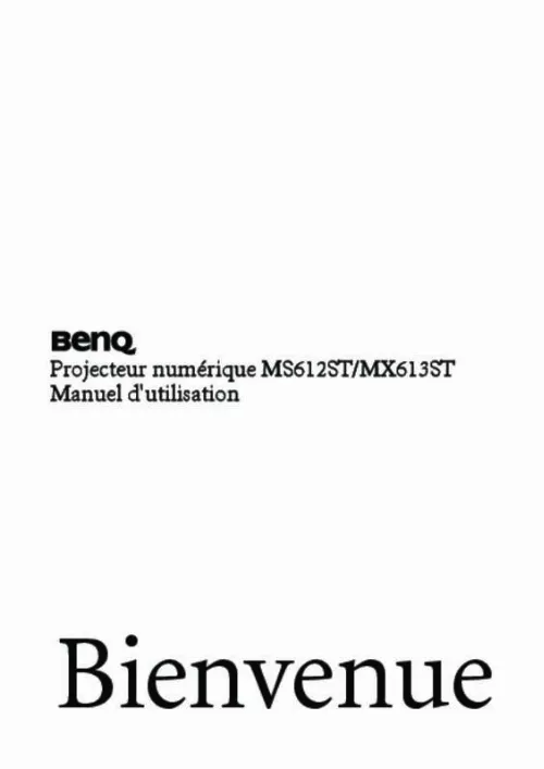 Mode d'emploi BENQ MS612ST