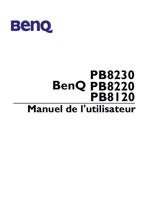 Mode d'emploi BENQ PB8120
