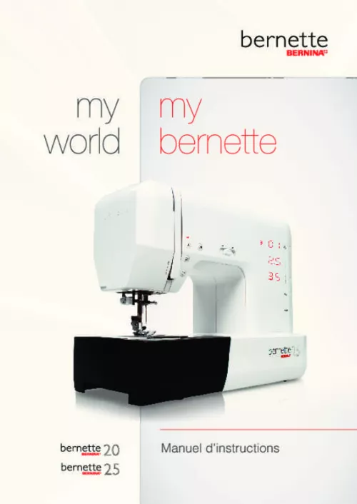 Mode d'emploi BERNINA 1090