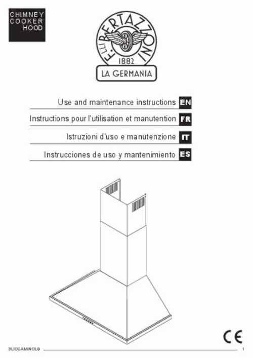 Mode d'emploi BERTAZZONI GERMANIA K90AMLXD