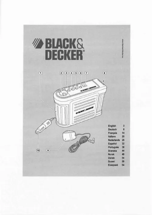 Mode d'emploi BLACK & DECKER BDV040