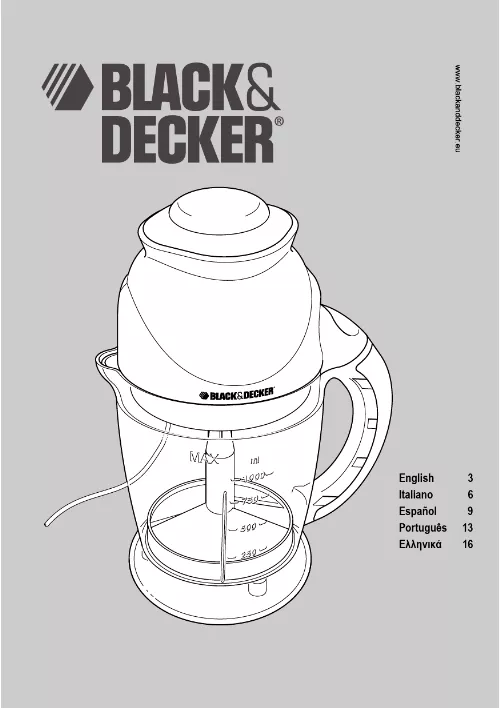 Mode d'emploi BLACK & DECKER FX250