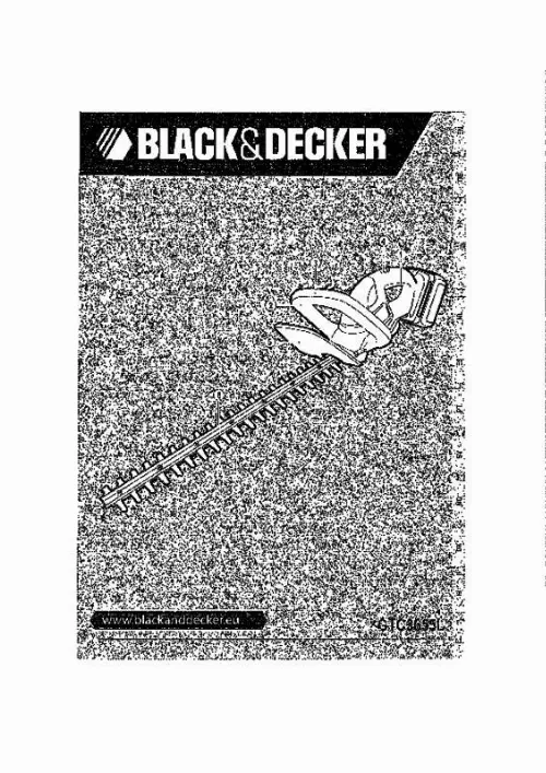 Mode d'emploi BLACK & DECKER GTC3655L