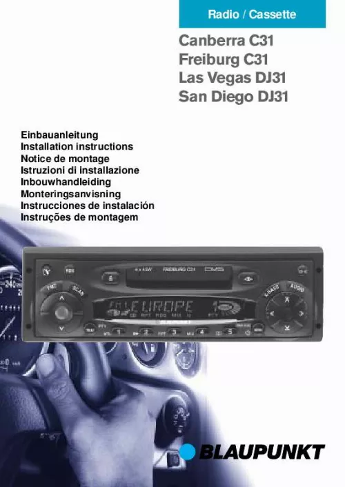 Mode d'emploi BLAUPUNKT SAN DIEGO AG F. DJ31