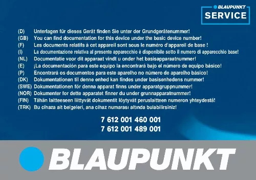 Mode d'emploi BLAUPUNKT TRAVEL PILOT*DX-N*RECHNER