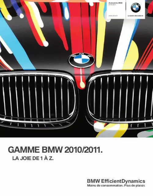 Mode d'emploi BMW GAMME