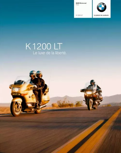 Mode d'emploi BMW K 1200 LT