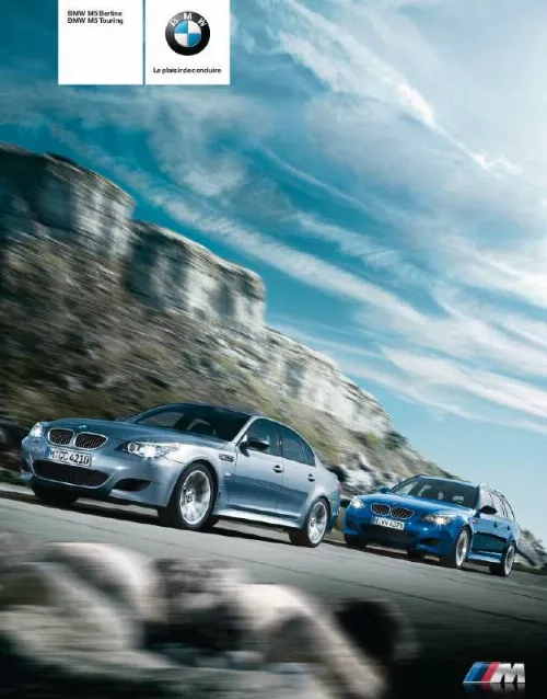 Mode d'emploi BMW M5 TOURING