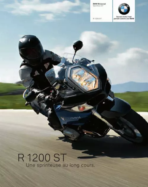 Mode d'emploi BMW R 1200 ST