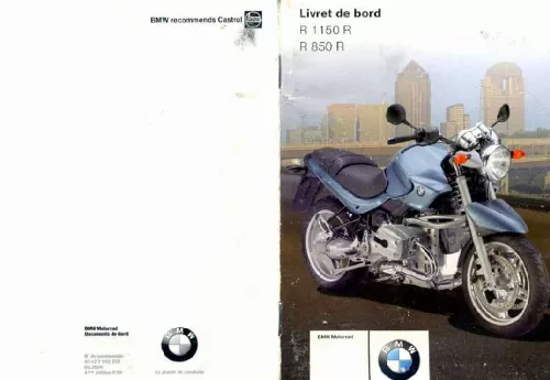 Mode d'emploi BMW R1150R