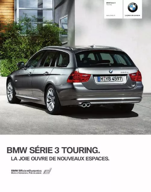 Mode d'emploi BMW SÉRIE 3 TOURING