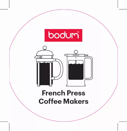 Mode d'emploi BODUM JAVA