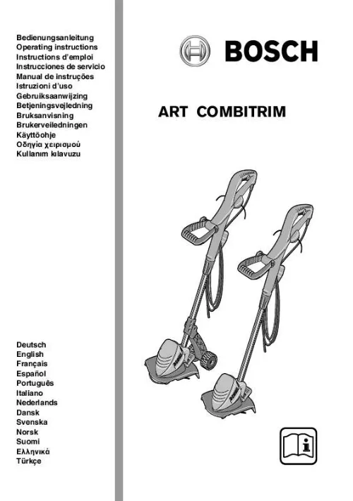 Mode d'emploi BOSCH ART 30 COMBITRIM