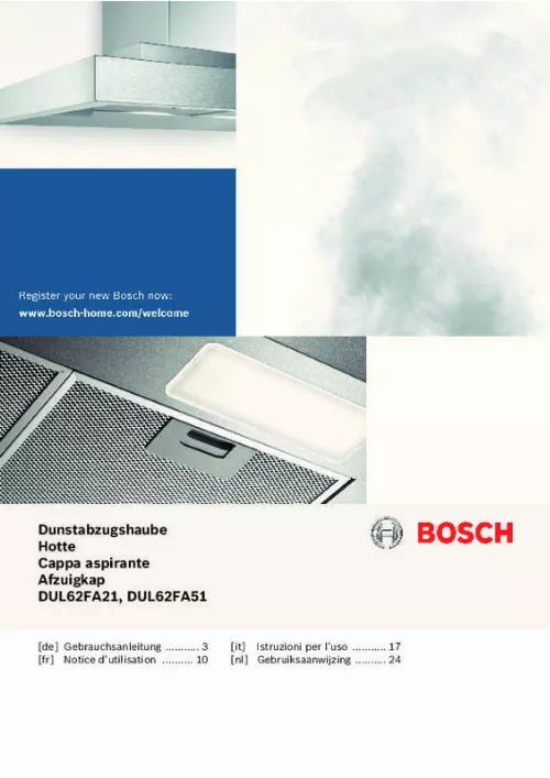 Mode d'emploi BOSCH DLN53AA70