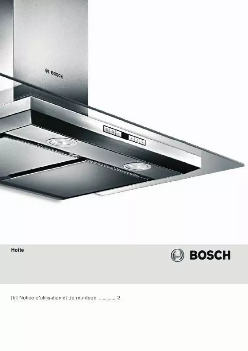 Mode d'emploi BOSCH DWB 09W650/02