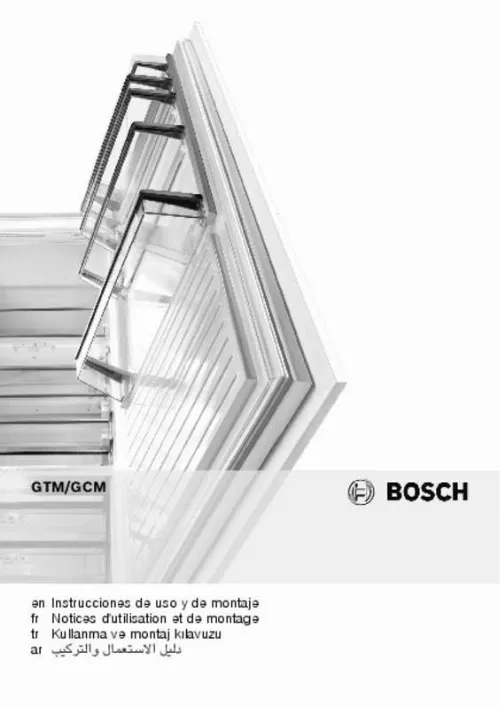 Mode d'emploi BOSCH GCM24AW20