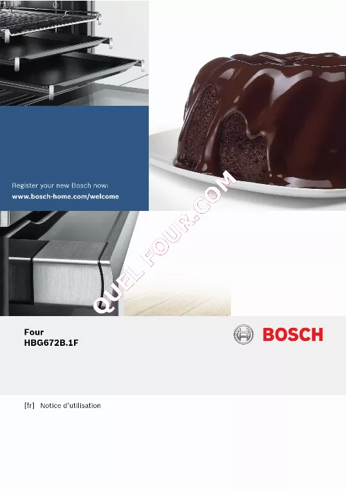 Mode d'emploi BOSCH HBG672BB1F