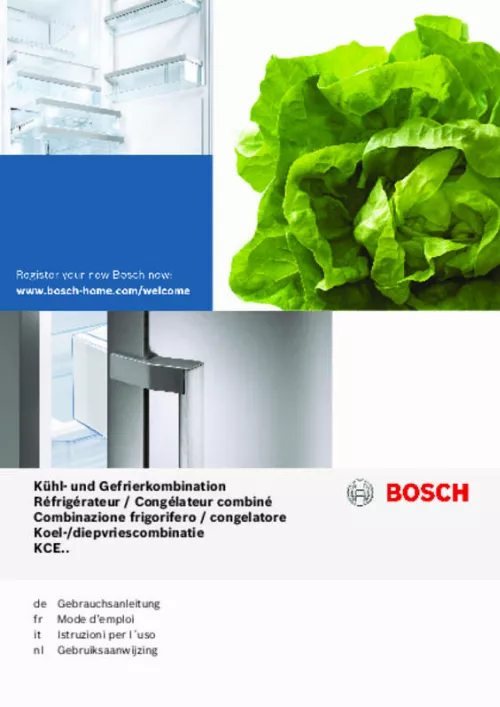 Mode d'emploi BOSCH KCE40AW40