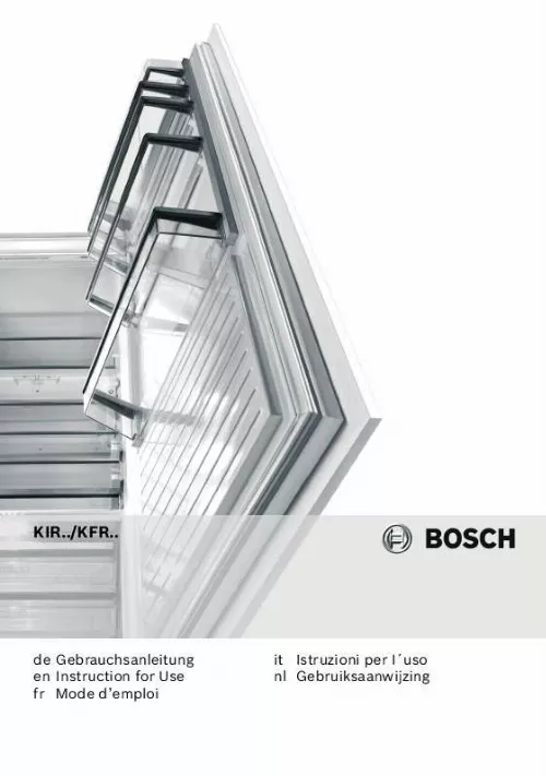 Mode d'emploi BOSCH KIR 18V20FF/01